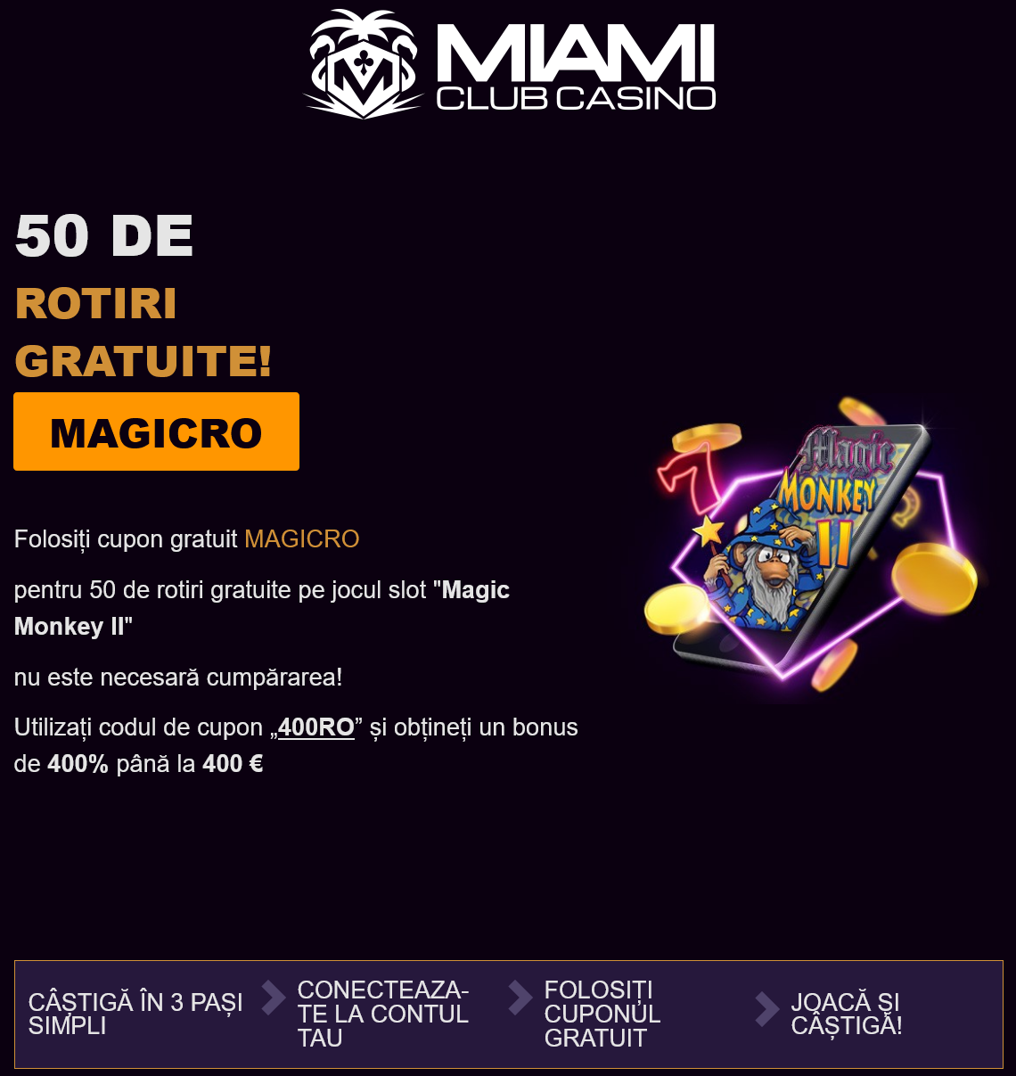 Miami Club RO 50 Free
                                        Spins